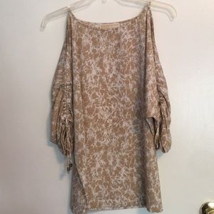Michael Kors cold shoulder blouse